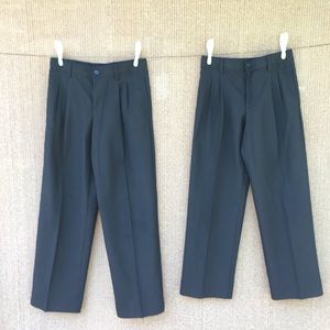 Black pleated dress pants boys size 10.